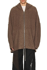 Rick Owens Jumbo Hooded Peter in Fawn, view 3, click to view large image.