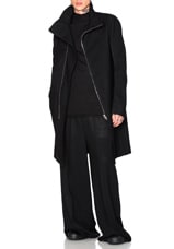 Rick Owens Tubeway Coat in Black | FWRD