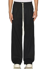 Rick Owens Dietrich Drawstring Pant in Black, view 3, click to view large image.