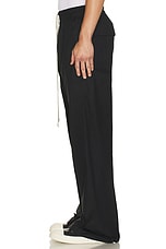 Rick Owens Dietrich Drawstring Pant in Black, view 4, click to view large image.