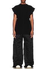 Rick Owens Dirt Cooper Trouser in Black, view 5, click to view large image.