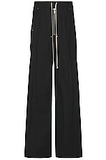 Rick Owens Wide Bela Pant in Black, view 1, click to view large image.