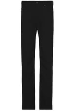 Rick Owens Jim Cut Pant in Black, view 1, click to view large image.