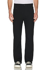Rick Owens Jim Cut Pant in Black, view 3, click to view large image.