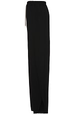 Rick Owens Lido Track Pant in Black, view 3, click to view large image.