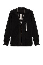 Rick Owens Larry Shirt in Black | FWRD