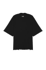 Rick Owens Tommy T-shirt in Black, view 1, click to view large image.