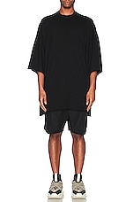 Rick Owens Tommy T-shirt in Black, view 4, click to view large image.