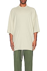 Rick Owens Tommy T-shirt in Pearl, view 3, click to view large image.