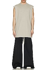 Rick Owens Splintered Tarp T in Pearl, view 5, click to view large image.