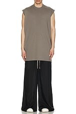 Rick Owens Splintered Tarp T in Dust, view 5, click to view large image.