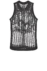 Rick Owens Spider Tank in Dark Dust, view 2, click to view large image.