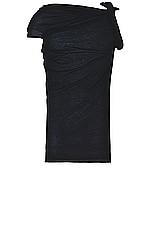 Rick Owens Banded T in Black, view 1, click to view large image.