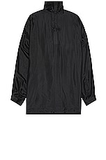 Rick Owens Jumbo Tabard Top in Black, view 1, click to view large image.