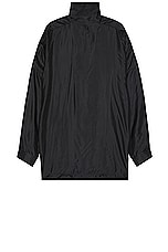 Rick Owens Jumbo Tabard Top in Black, view 2, click to view large image.