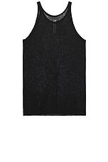 Rick Owens Cunt Tank in Black, view 1, click to view large image.