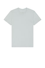 Rick Owens Short Level T in Pale Blue, view 1, click to view large image.