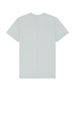 Rick Owens Short Level T in Pale Blue, view 2, click to view large image.