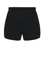 Rick Owens Boxer Swim Short in Black, view 2, click to view large image.