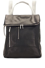 Rick Owens Cargo Backpack in Black & Oyster | FWRD