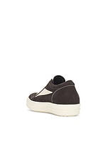 Rick Owens Vintage Sneaker In Black &amp; Milk in Black & Milk, view 3, click to view large image.