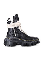 Rick Owens x Dr. Martens 1460 DMXL Jumbo Lace Boot in Black, view 1, click to view large image.