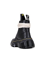 Rick Owens x Dr. Martens 1460 DMXL Jumbo Lace Boot in Black, view 3, click to view large image.