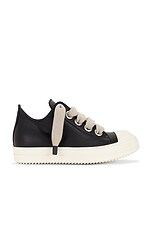 Rick Owens JUMBOLACED LOW スニーカー Rick Owens Jumbolaced Low Sneaks in Black, Pearl & Milk | FWRD