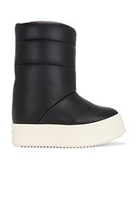 Rick Owens Mega Bumper Lunar in Black, Milk, & Milk, view 1, click to view large image.