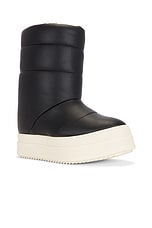 Rick Owens Mega Bumper Lunar in Black, Milk, & Milk, view 2, click to view large image.