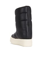 Rick Owens Mega Bumper Lunar in Black, Milk, & Milk, view 3, click to view large image.