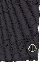 Rick Owens X Moncler Radiance Scarf in Black, view 3, click to view large image.