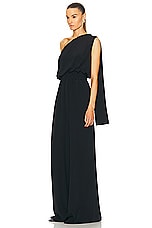 Rick Owens Athena Bodybag Jumpsuit in Black, view 3, click to view large image.