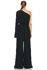 Rick Owens Athena Bodybag Jumpsuit in Black, view 4, click to view large image.