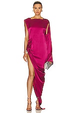 Rick Owens Edfu Gown in Fuschia, view 1, click to view large image.