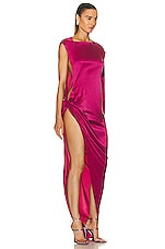 Rick Owens Edfu Gown in Fuschia, view 2, click to view large image.