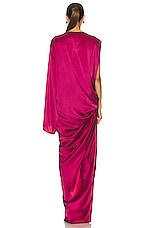 Rick Owens Edfu Gown in Fuschia, view 4, click to view large image.