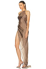 Rick Owens Taco Gown in Dust, view 3, click to view large image.