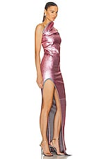 Rick Owens Athena Gown in Pink, view 3, click to view large image.