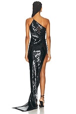 Rick Owens Taco Gown in Black, view 5, click to view large image.