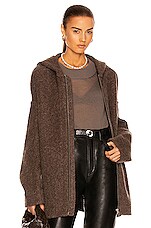 Rick Owens Zip Front Peter Jacket in Bronze | FWRD