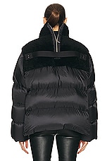 Rick Owens X Moncler Cyclopic Jacket in Black, view 5, click to view large image.