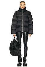 Rick Owens X Moncler Cyclopic Jacket in Black, view 6, click to view large image.