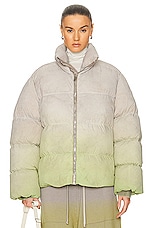Rick Owens X Moncler Cyclopic Jacket in Acid Degrade, view 2, click to view large image.