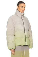 Rick Owens X Moncler Cyclopic Jacket in Acid Degrade, view 3, click to view large image.