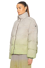 Rick Owens X Moncler Cyclopic Jacket in Acid Degrade, view 4, click to view large image.