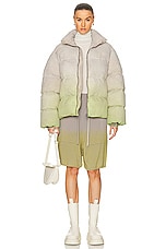 Rick Owens X Moncler Cyclopic Jacket in Acid Degrade, view 6, click to view large image.