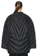 Rick Owens X Moncler Radiance Jacket in Black, view 5, click to view large image.