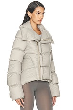 Rick Owens Naska Duvet Jacket in Pearl, view 2, click to view large image.