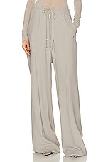 Rick Owens Drawstring Geth Belas Pant in Pearl, view 1, click to view large image.
